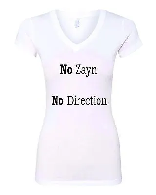 No Zayn No Direction Love Zayn Malik Women's Sporty V Shirt - ALLNTRENDSHOP