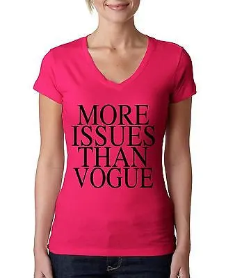 More Issues Than Vogue Women's Sporty V Shirt - ALLNTRENDSHOP - 1