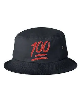 100 Emoji Bucket Cap Hat - ALLNTRENDSHOP