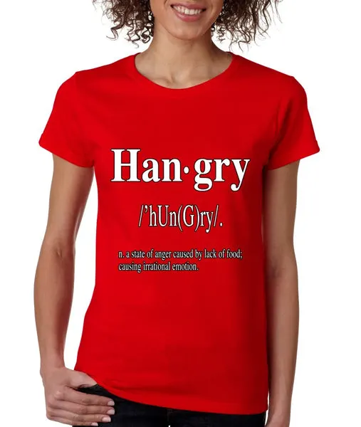 Hangry Women's T-shirt - ALLNTRENDSHOP - 5