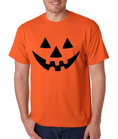 Jack O Lantern pumpkin Orange Men`s T shirt - ALLNTRENDSHOP