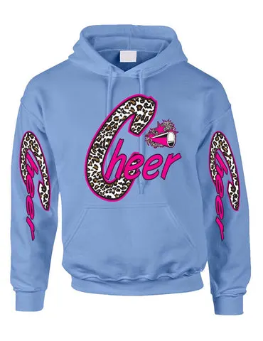 Cheer White Leopard women's Hoodies - ALLNTRENDSHOP - 1