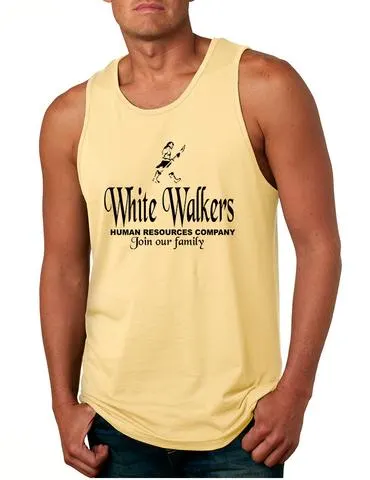 Men's Tank Top White Walkers Human Resources Company