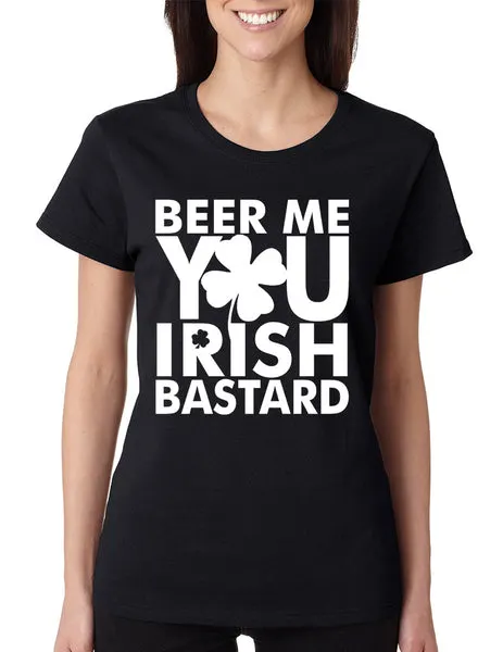 Women's T Shirt Beer Me You Irish St Patrick's Day T Shirt
