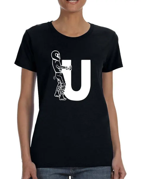 Women's T Shirt F U Motorcyclist Riding Cool Motorcycle Tee