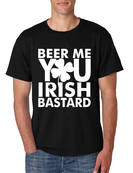 Men's T Shirt Beer Me You Irish St Patrick's Day Drunk Tee