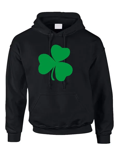 Adult Hoodie Green Shamrock Graphic St Patrick's Day Top - ALLNTRENDSHOP - 3