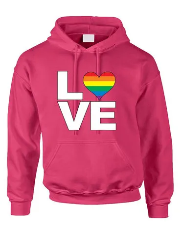 Love pride gays lesbians women hooded sweatshirt - ALLNTRENDSHOP - 1
