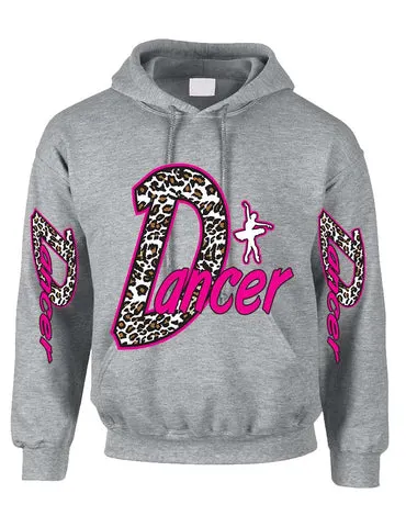 Dancer White Leopard women's Hoodies - ALLNTRENDSHOP - 1