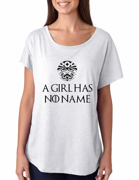 A Girl Has No Name women tri-blend dolman shirt - ALLNTRENDSHOP