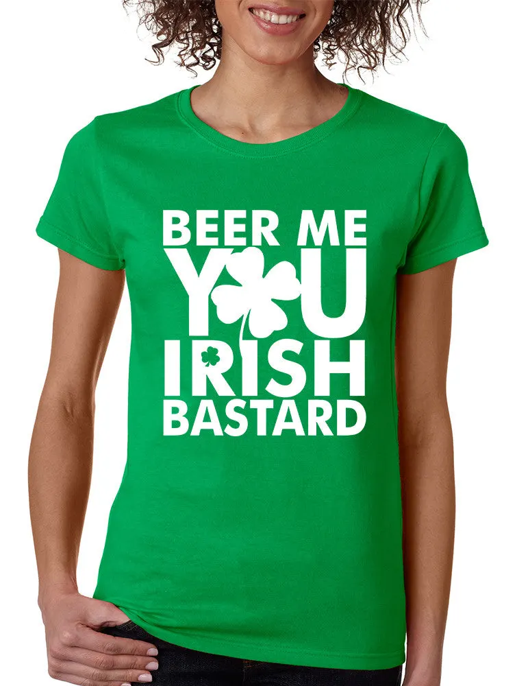 Women's T Shirt Beer Me You Irish St Patrick's Day T Shirt