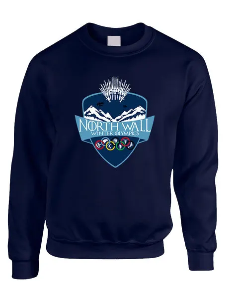 Adult Sweatshirt North Wall Winter Olympics Popular Cool