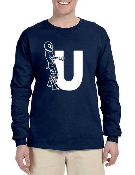 Men's Long Sleeve F U Motorcyclist Riding Buddies Shirts