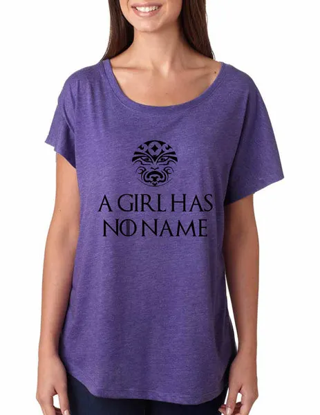 A Girl Has No Name women tri-blend dolman shirt - ALLNTRENDSHOP