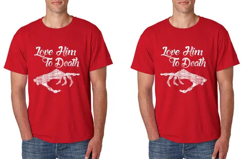 Love him to death Couple Tanktops Valentines day - ALLNTRENDSHOP - 1