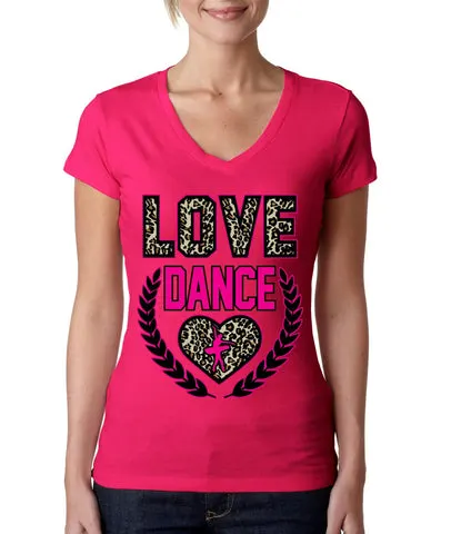 Love Dance Leopard Womens Sporty V - ALLNTRENDSHOP - 1