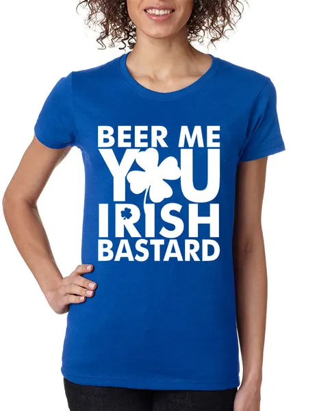 Women's T Shirt Beer Me You Irish St Patrick's Day T Shirt