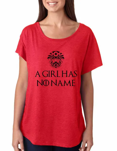 A Girl Has No Name women tri-blend dolman shirt - ALLNTRENDSHOP
