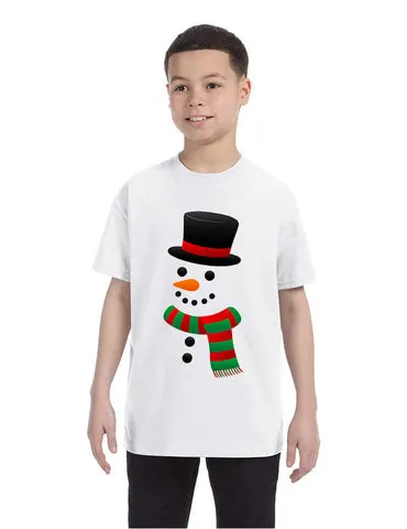 Kids T Shirt Snowman Ugly Christmas Xmas Gift Cool Holiday Top