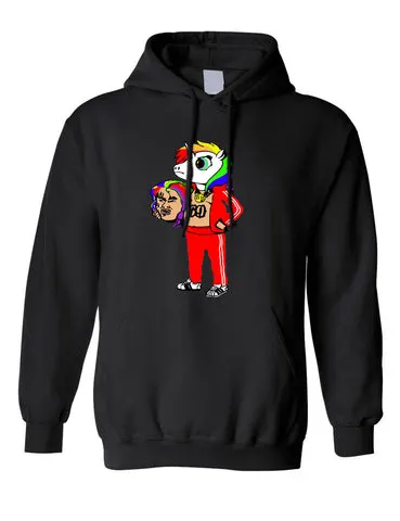 Adult Hoodie 69 Unicorn 6ix9ine Cool Sweatshirt Trending Fans Gift