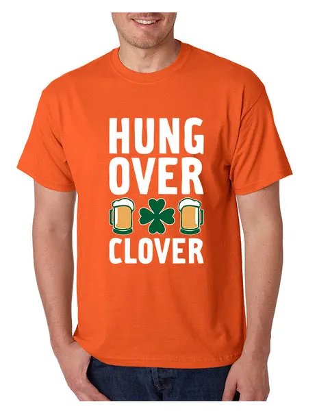 Men's T Shirt Hungover Clover St Patrick's Day Party T Shirt