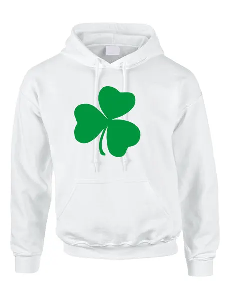 Adult Hoodie Green Shamrock Graphic St Patrick's Day Top - ALLNTRENDSHOP - 1