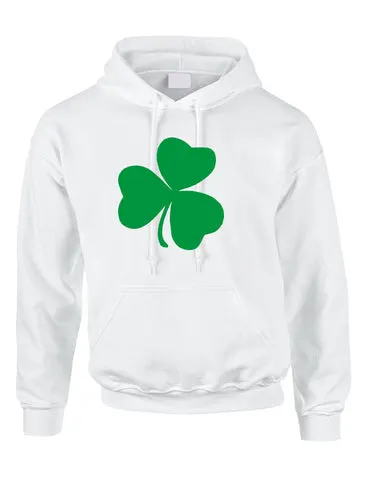 Adult Hoodie Green Shamrock Graphic St Patrick's Day Top - ALLNTRENDSHOP - 1