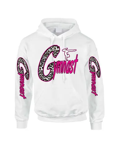 Gymnast White Leopard women's Hoodies - ALLNTRENDSHOP - 1